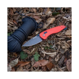 Cutit pliabil SOG Aegis AT Rescue Red Indigo 11-41-10-41, lama Drop Point CRYO D2, deschidere asistata, AT-XR Lock, maner GRN, EDC Premium - Img 7