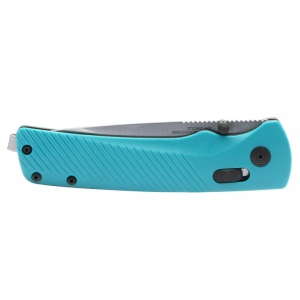 Cutit pliabil SOG Flash AT Petrol Green 11-18-13-41, lama Drop Point CRYO D2 Satin, deschidere asistata S.A.T., AT-XR Lock, maner GRN Petrol Green, EDC Premium - Img 6