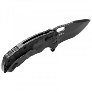 Cutit pliabil SOG Kiku XR Blackout, lama CTS XHP, XR Lock, maner Micarta neagra, design Kiku Matsuda - Img 8