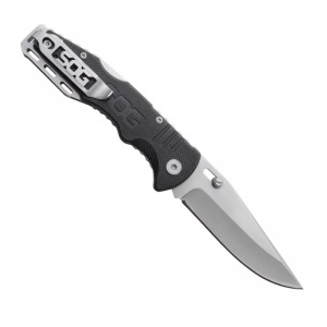 Cutit pliabil SOG Salute Mini Bead Blasted FF1001-CP, lama 8Cr13MoV, Lockback, maner G10, EDC Tactical Folder - Img 9