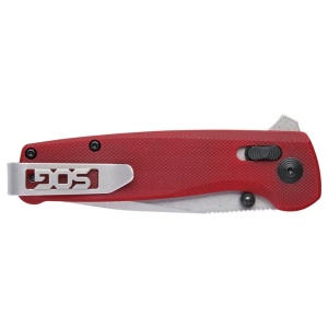 Cutit pliabil SOG Terminus XR G10 Crimson, lama D2 Black TiNi, XR Lock, maner G10 rosu, Flipper EDC - Img 19
