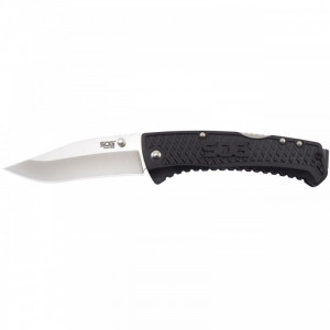 Cutit pliabil SOG Traction TD1011-CP, lama Clip Point 5Cr13MoV, Lockback, maner GRN ultraușor - Img 2