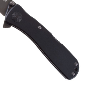 Cutit pliabil SOG Twitch II Black TWI12-CP, lama Drop Point AUS-8 Black TiNi, deschidere asistata S.A.T., Lockback, maner din aluminiu anodizat negru, EDC Premium - Img 20