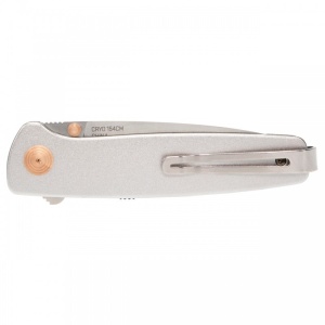 Cutit pliabil SOG Twitch III Satin 11-15-02-43, lama Drop Point D2 Satin, deschidere asistata S.A.T., Lockback, maner aluminiu, EDC Premium - Img 6