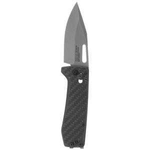 Cutit pliabil SOG Ultra XR Graphite 12-63-01-57, lama Clip Point CPM S35VN TiNi Graphite, XR Lock, Thumb Stud, maner Carbon Fiber, EDC Ultra Lightweight - Img 5