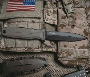 Cutit tactic SOG Pentagon FX FDE, otel CRYO CPM S35VN, lama 121 mm - Img 15