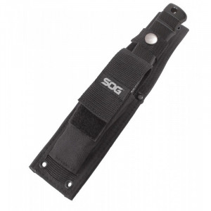 Cutit tactic SOG SEAL Pup Black, otel AUS-8, lama partial zimtata 120 mm - Img 9