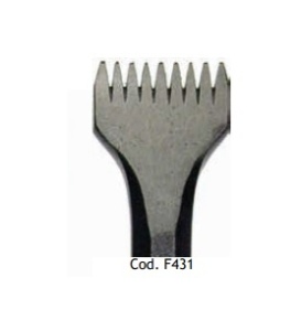 Dalta manuala 9 dinti sculptura piatra , 34 mm, Milani Utensili