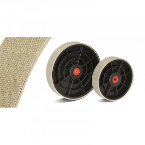 Disc cu tambur plastic de 8" diamantat texturat pentru polizare minerale/sticla pentru polizorul CabKing - Img 2