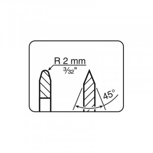 Discuri piele profilate inguste de honuire, Tormek - Img 4