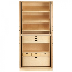 Dulap de depozitare cu usi de sticla/mesteacan CABINET 1, Sjobergs - Img 16