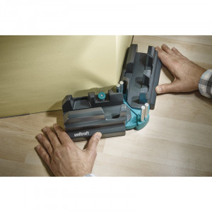 Echer reglabil și dispozitiv de ghidare pentru tăiere parchet si plinte Wolfcraft, 70mm - Img 3