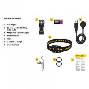 F09001C Lanterna multifunctionala Wizard C1 PRO Magnet USB - lumina alba, Armytek - Img 7
