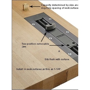 Falcă cu profil scăzut pentru menghina inserabila banc de lucru tamplarie Veritas Tools - Img 12
