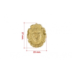 Figurina stema din metal pentru navomodele / hobby, Amati Italia - Img 2