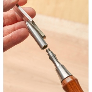 Flushing chisel blade + handle, Veritas Tools. - Img 12