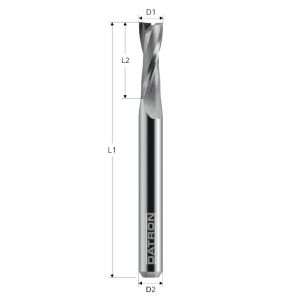 Freza cu 2 caneluri, Datron 0068870K,10.0x17x10.0mm - Img 3