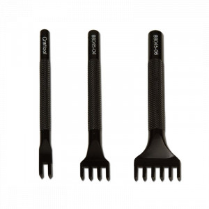 HOB 88045 Set dalti perforare pielarie, 3mm - Img 2
