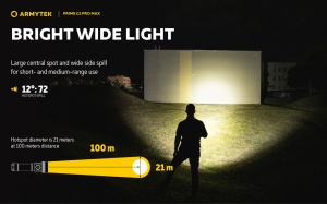 Lanterna EDC Armytek Prime C2 Pro Max Warm 4000 lm cu acumulator 21700 inclus - Img 6