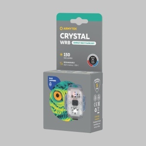 Lanterna multifunctionala Armytek Crystal WRB USB-C Blue 150 lm cu lumina alba si semnalizare rosu-albastru - Img 6
