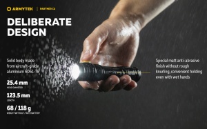 Lanterna tactica Armytek Partner C2 Magnet USB White 1100 lm cu acumulator inclus - Img 13