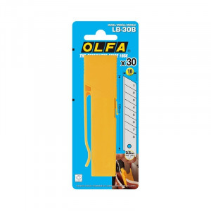 LB-30B Set 30 lame cutter segmentate 18 mm, Olfa - Img 2