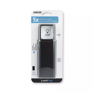 Lupa de buzunar LumiPop putere 5x cu leduri si lentila asferica - Carson - Img 13