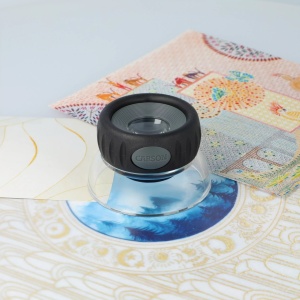 Lupa de focalizare LumiLoupe Plus, putere 10.5x, cu suport - Carson - Img 6