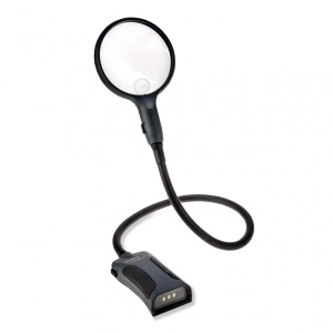 Lupa flexibila pentru gat BoaMag, putere 2.5x cu leduri, Carson - Img 11