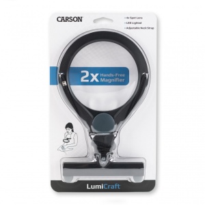 Lupa hands-free LumiCraft, putere 2x/4x cu leduri - Carson - Img 8