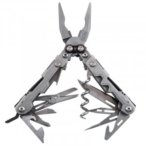 Multitool SOG PowerLitre, 18 functii, otel 5Cr15MoV, Compound Leverage, finisaj Stonewash - Img 2