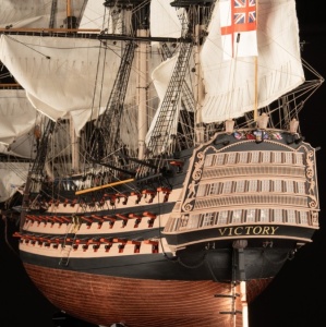 Navomodel HMS VICTORY Nava de linie Trafalgar 1805, scara 1:84 - Wooden Scale Model Ship - Artesania Latina - Img 3