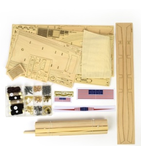Navomodel Schooner american Harvey, scara 1:60 Kit model de navă din lemn - Artesania Latina - Img 2