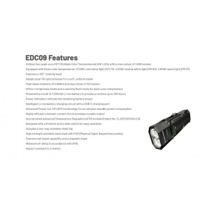 Nitecore EDC09, Lanterna Mana 1600 Lumeni Rotativa - Img 17