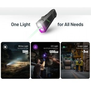 Nitecore EDC17, Lanterna Mana cu UV si Laser - Img 4