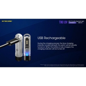 Nitecore TIKI UV - Lanterna Breloc cu Lumina UV - Img 21