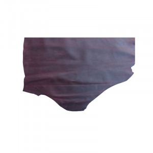 O57 Piele vegetala, tip pull-up, tabacita cu crom, visiniu, cu grosimea de 1.2-1.4 mm - Img 2