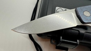 Otel inoxidabil pentru cutite, Damasteel RWL 34, 51x5.2 mm - Img 3