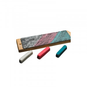 P03 Set compus mic de ascutire 3 x 25gr (Verde, Rosu, Alb), BeaverCraft - Img 4