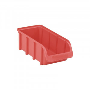 Panou metalic orizontal cu 24 cutii organizare rosii, 630x380x15 mm - Img 3