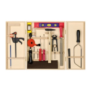 Pebaro 412, Set profesional pentru lucrul cu lemnul, ambalat in cutie de lemn - Img 1