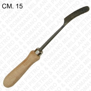 Raspel cu maner pentru sculptura lemn si marmura, 15 cm B68215, Milani Utensili - Img 2