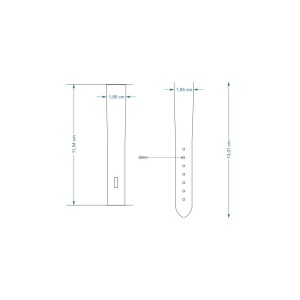Sabloane taiere pentru curele de ceas din piele 18, 20, 22, 24mm latime - Img 9