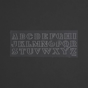 Sablon pentru pielarie, litere western, 19mm - Tandy Leather - Img 3