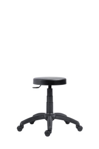 Scaun profesional 1290 Pu Taburet, rotativ din poliuretan - Img 5