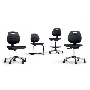 Scaun profesional Softy PU ASYN, mecanism asincron poliuretan - Img 4