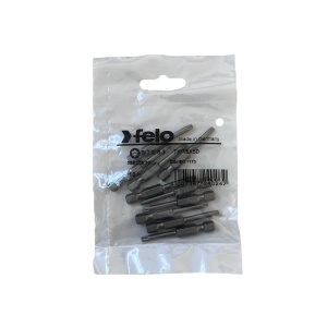 Set 10 biti Felo, seria Industrial profil Torx, E6.3, TX15, 50mm - Img 1