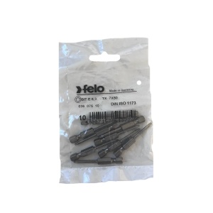 Set 10 biti Felo, seria Industrial profil Torx, E6.3, TX7, 50mm - Img 1
