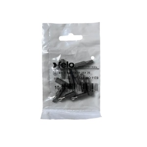 Set 10 biti Felo, seria Industrial profil Torx TR, C6.3, TTX25, 25mm