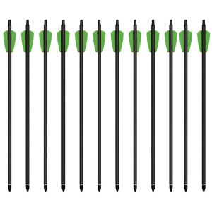 Set 12 Sageti Carbon Cold Steel Cheap Shot 130 Crossbow Bolts CS-CS13P